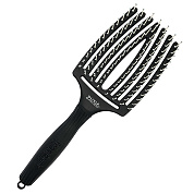 Щетка для волос Fingerbrush Care Iconic Nylon Bristles Black L