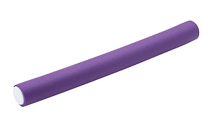 Бигуди-бумеранги 20х210мм фиолетовые