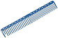 Расческа для стрижки многофункциональная 185мм синяя - 1