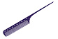 Расчёска с хвостиком гибкая фиолетовая - 1