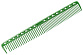 Расческа для стрижки многофункциональная 190мм зеленая - 1