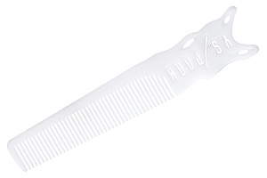 Расчёска для стрижки с эргономичной ручкой белая - 1
