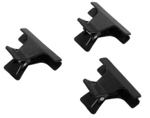 Зажимы для волос 55 мм черные