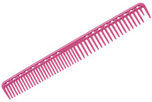 Расческа для стрижки редкозубая длинная розовая Y.S.PARK YS-333 pink Расческа для стрижки редкозубая длинная розовая