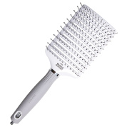 Щётка EXPERT CARE VENT Nylon Bristles White&Grey L OLIVIA GARDEN ID2039/OGBCIXLP3V Щётка EXPERT CARE VENT Nylon Bristles White&Grey L