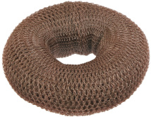 Кольцо тёмно-коричневое для вечерних причёсок (синтетика)