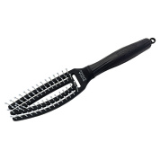 Щетка для волос Fingerbrush Care Iconic Nylon Bristles Black S OLIVIA GARDEN ID1392/BR-FB1PC-S0000 Щетка для волос Fingerbrush Care Iconic Nylon Bristles Black S