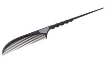 Расческа с хвостиком (карбон) 21,5см harizma h10678 Расческа с хвостиком (карбон) 21,5см