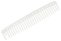 Расческа для стрижки редкозубая белая