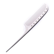 Расчёска широкая с хвостиком белая Y.S.PARK YS-105 white Расчёска широкая с хвостиком белая