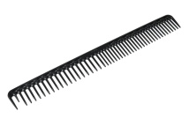 Расческа для стрижки Y.S.park G33 soft carbon, 23 см, с линейкой на обушке, редкозубая, черная  YS-G33 soft carbon Расческа для стрижки Y.S.park G33 soft carbon, 23 см, с линейкой на обушке, редкозубая, черная