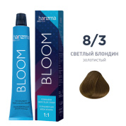 Перманентный краситель Bloom 8/3 Светлый блондин - золотистый 100 мл