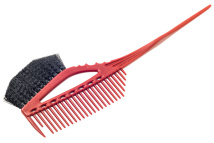 Кисточка для окрашивания с расческой Y.S. Park красная  Y.S.PARK YS-640 red Кисточка для окрашивания с расческой Y.S. Park красная