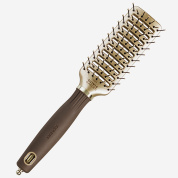Щетка EXPERT STYLE VENT Nylon Bristles Gold&Brown OLIVIA GARDEN ID2075/OGBNTVTS Щетка EXPERT STYLE VENT Nylon Bristles Gold&Brown