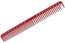 Расчёска для стрижки Y.S.park 333 red, 22.5 см, редкозубая, красная  YS-333 red Расчёска для стрижки Y.S.park 333 red, 22.5 см, редкозубая, красная