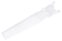 Расчёска для стрижки с эргономичной ручкой белая