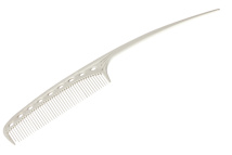 Расчёска выгнутая с хвостиком белая