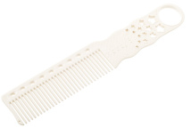 Расческая для стрижки коротких волос под машинку белая