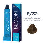 Перманентный краситель Bloom 8/32 Светлый блондин - золотисто-перламутровый 100 мл