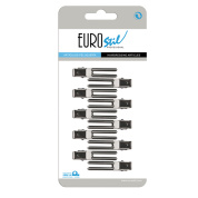 Зажим металлический маленький, 12 штук в упаковке