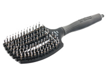 Щетка для волос Fingerbrush Care Iconic Boar&Nylon Black L OLIVIA GARDEN ID0653/BR-FB1PC-CL000 Щетка для волос Fingerbrush Care Iconic Boar&Nylon Black L