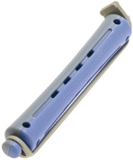 Коклюшки 12 мм длинные серо-голубые, 12 штук в упаковке