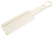 Расческая для стрижки под машинку белая Y.S.PARK YS-282 white Расческая для стрижки под машинку белая