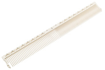 Расчёска для стрижки с линейкой белая