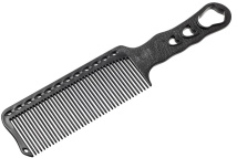 Расческая для стрижки под машинку карбон Y.S.PARK YS-282 black Расческая для стрижки под машинку карбон
