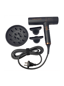 Фен для волос с бесщеточным мотором Vector 1700 Вт harizma h10226 - Изображение №7 Фен для волос с бесщеточным мотором Vector 1700 Вт - 7