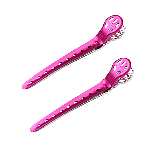 Зажимы для волос Y.S.park Clip L, цвет-розовый, 2 шт., длина 10 см, аллюминиевые - 1