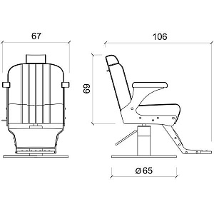 Мужское кресло LENNY 2019 Gamma&Bross GCLNY05PO/Promo - Изображение №2 Мужское кресло LENNY 2019 - 2
