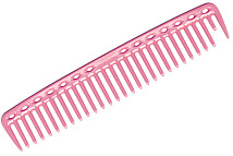Расчёска для стрижки Y.S.park 452 pink, редкозубая, 20 см, розовая  YS-452 pink Расчёска для стрижки Y.S.park 452 pink, редкозубая, 20 см, розовая