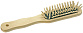 Щётка массажная деревянная узкая светлая