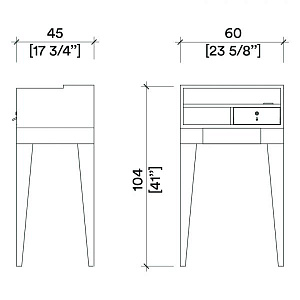 Стойка администратора MADISON DESK 60 - 2