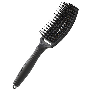 Щетка для волос Olivia Garden  Fingerbrush ID1729, Care Iconic Boar&Nylon Full, Black, размер- M - 2
