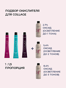 Краска для волос Lakme Collage new 5/60, светлый шатен коричневый, 60 мл - 4