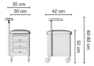 Маникюрная стойка CUBE MANICURE CON POGGIAMANO Ceriotti 72064 - Изображение №2 Маникюрная стойка CUBE MANICURE CON POGGIAMANO - 2