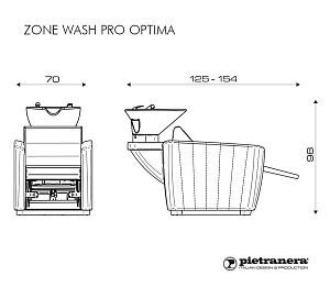 Мойка парикмахерская ZONE WASH PRO OPTIMA - 6