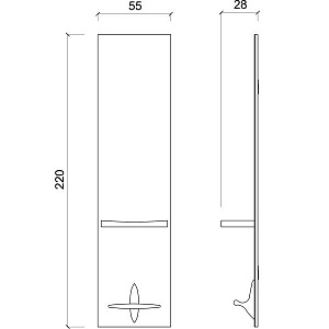 Зеркало парикмахерское MIROK ANNIVERSARY - 2