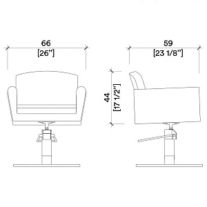 Кресло парикмахерское BLUESCHAIR Gamma&Bross GSBC001PN/Promo - Изображение №12 Кресло парикмахерское BLUESCHAIR - 12
