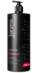 Кондиционер harizma prohair для окрашенных волос Rich Color с дозатором 1000 мл