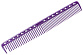Расческа для стрижки многофункциональная 190 мм фиолет - 1