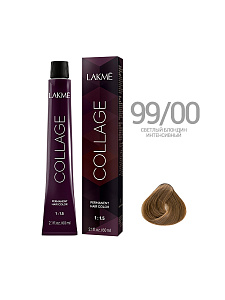 Краска для волос Lakme Collage new 99/00, светлый блондин интенсивный, 60 мл - 1