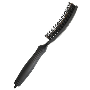 Щетка для волос Olivia Garden  Fingerbrush ID1729, Care Iconic Boar&Nylon Full, Black, размер- M - 3