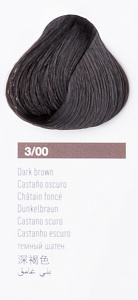 Краска для волос Lakme Chroma 3/00, тёмный шатен, безаммиачная, перманентная, 60 мл   - 1