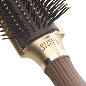 Щетка EXPERT STYLE CONTROL Nylon Bristles Gold&Brown 9 рядов - 5
