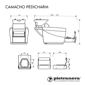 Мойка парикмахерская CAMACHO PEDICHARM - 4