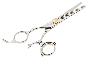 Филировочные ножницы Olivia Garden SwivelCut 635 для левши  SH-SW1PC-TL63J - Изображение №1 Филировочные ножницы Olivia Garden SwivelCut 635 для левши - 1