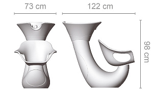 Мойка парикмахерская ALLUMINIUM CLOUD - 5